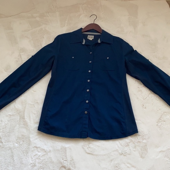 Converse Woman’s Blue Blouse Size L - Picture 6 of 9